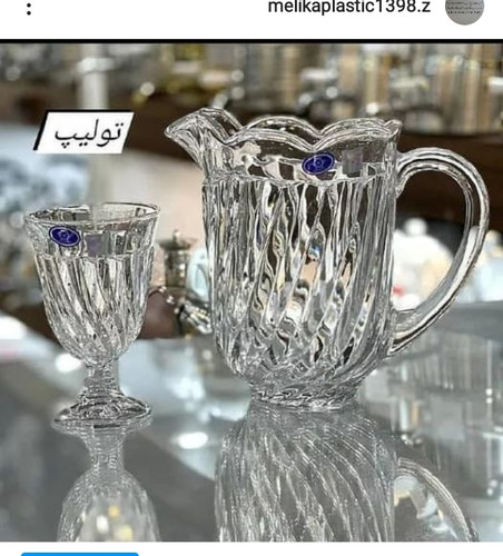 پارچ و لیوان گیلاسی تولیپ