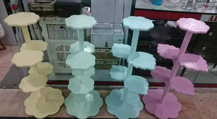 پایه قابلمه چوبی در رنگبندی متنوع