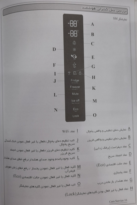 یخچال 22 فوت و فریزر جی سان مدل NC700DN
