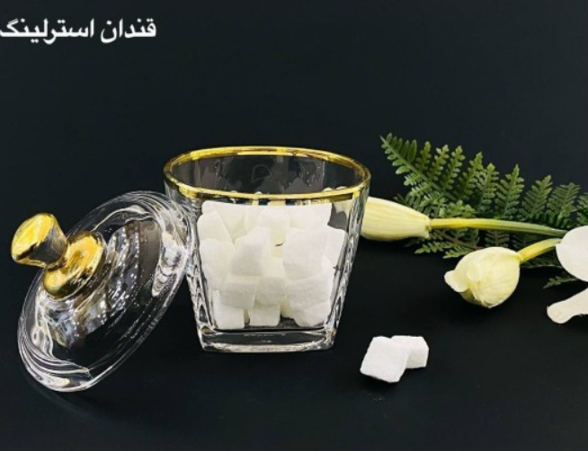 قندان بلینک مکس استرلینگ لب طلا