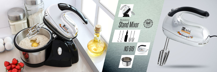 همزن کاسه دار چرخشی ناسا الکتریک مدل NS-919