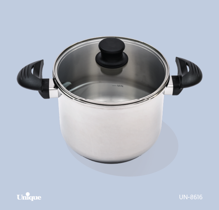 زودپز 6 لیتر تک استیل یونیک مدل UN-8616