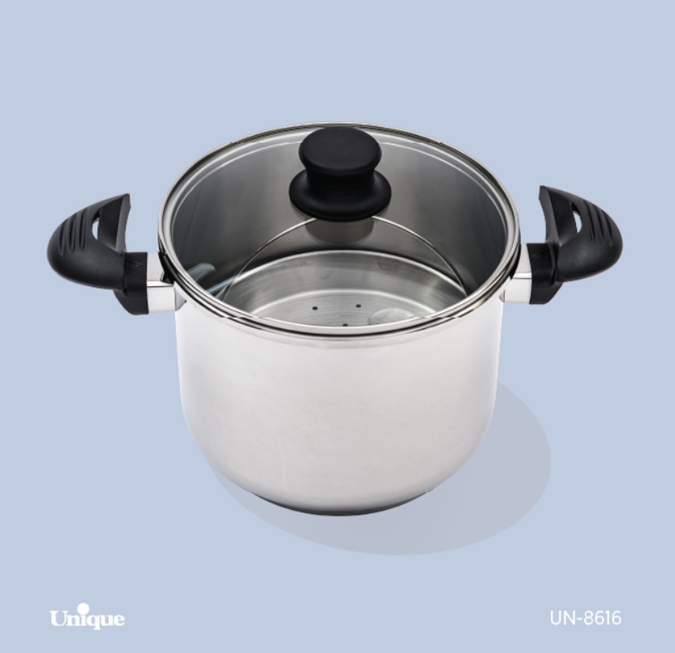 زودپز 6 لیتر تک استیل یونیک مدل UN-8616
