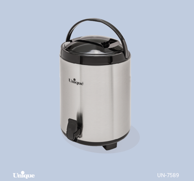 کلمن استیل داخل استیل یونیک در 3 سایز 6 و 8 و 10 لیتر