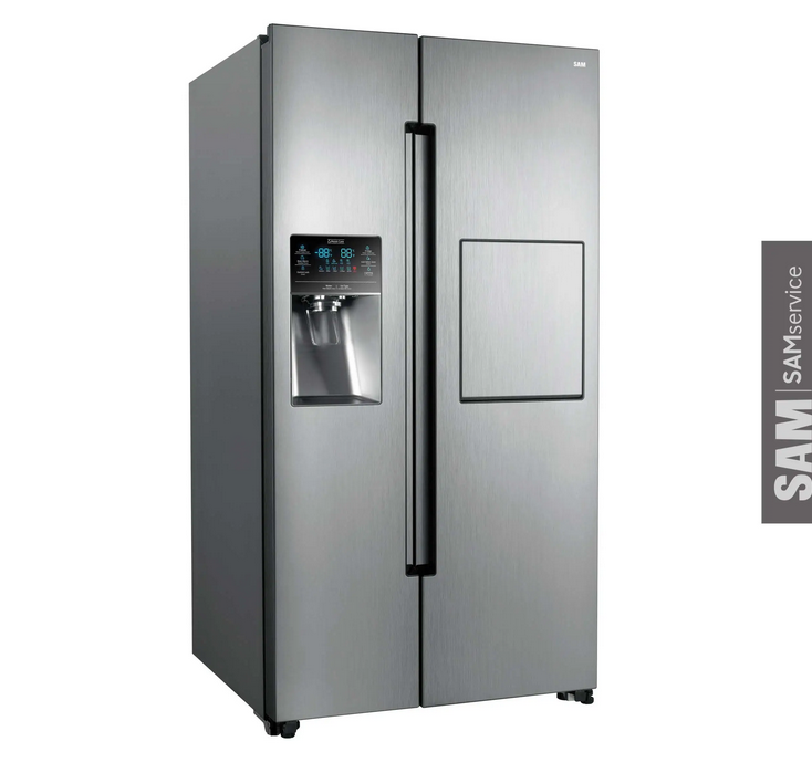 alt="یخچال ساید بای ساید سام Rosso ظرفیت 732 لیتر"