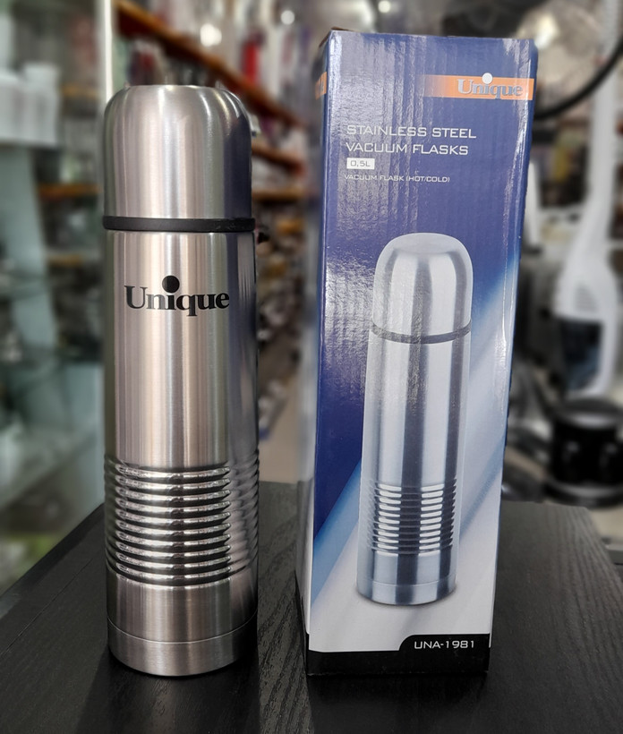 فلاسک چای قلمی یونیک اصلی مدل UN-1981 سایز 0.5 لیتر